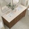 Myrrin 60" Double (Vanity Only Pricing) in Mid-Century Walnut